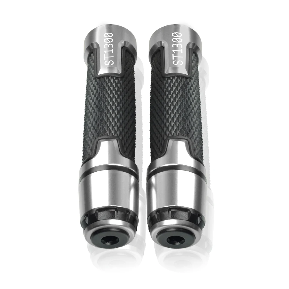 Универсальные CNC алюминиевые аксессуары для мотоциклов, руль, рукоятка, рукоятки для мотоцикла, рукоятка для мотоцикла, резиновая рукоятка для HONDA ST1300 - Цвет: ST1300