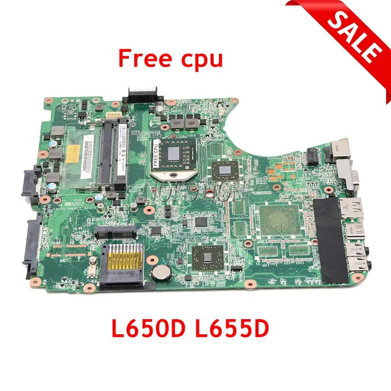 Материнская плата NOKOTION для ноутбука Toshiba Satellite L655D L650D A000079130 DA0BL7MB6E0 материнская DDR3