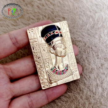 

F.J4Z 2020 Ethnic Brooches Anciont Pharaoh Images of Egypt Pins Vintage Costume Pins Statement Jewelry Gifts Dropship