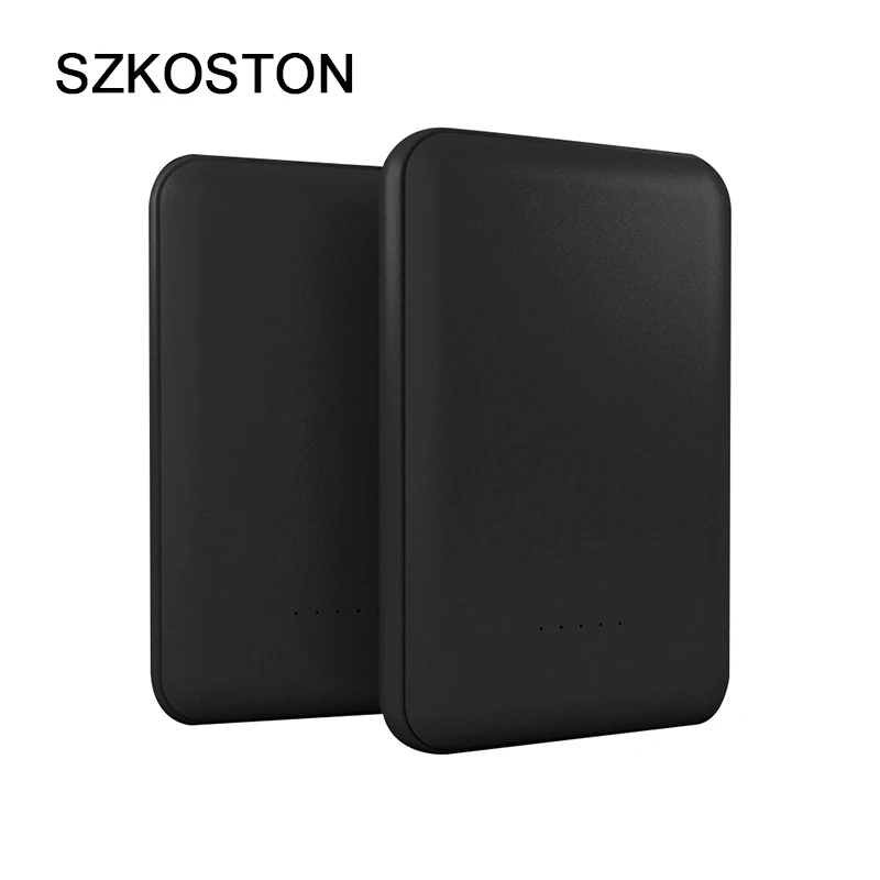

SZKOSTON 5000mAh Power Bank Support TF Card Read Type C Mini Powerbank External Battery Charging Power bank for xiaomi mi iPhone