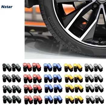 

Nstar Black 4PCS/lot Auto Tire Valve Cap Car Part Decoration Wheel Valve Caps For Opel Lada Alfa Renault Seat FR Nismo