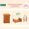 1:12 Forest Animal Family Villa Furniture Doll Toy Forest Family Mini Bedroom Set DIY Miniatura Doll House Children Furniture 4