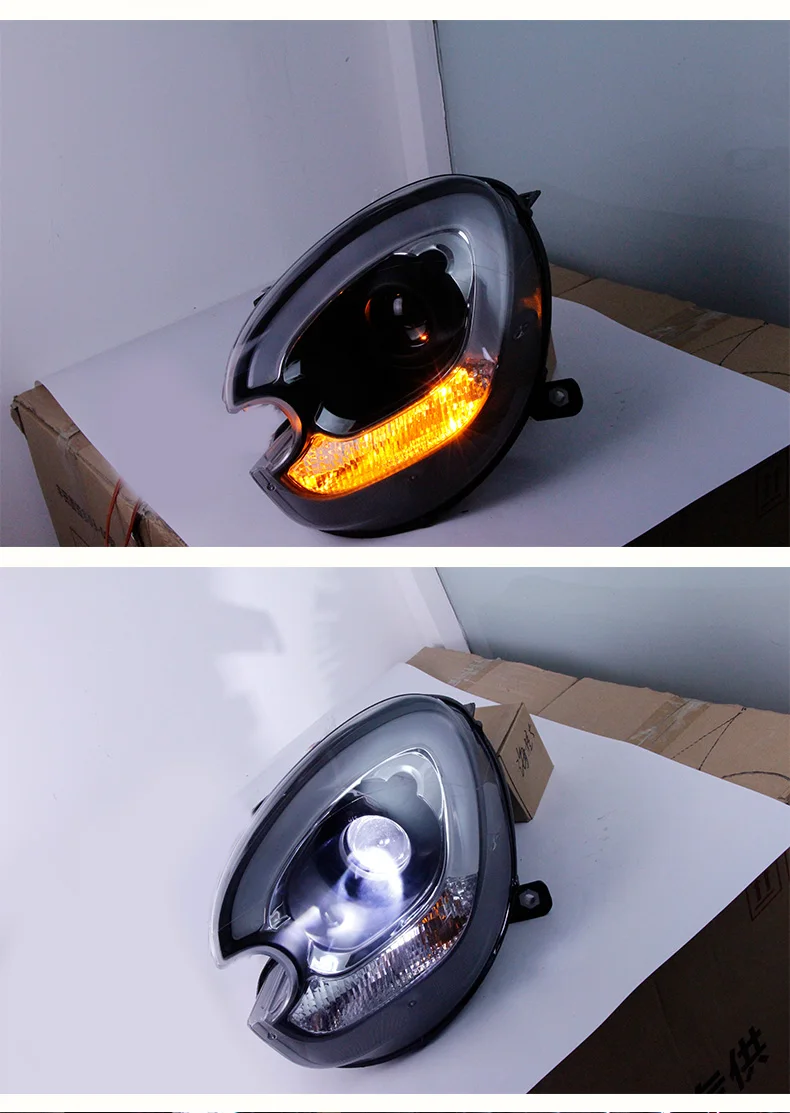 

Headlight assembly for BMW MINI Countryman R60 LED low high beam turn signal xenon headlamp car accessories