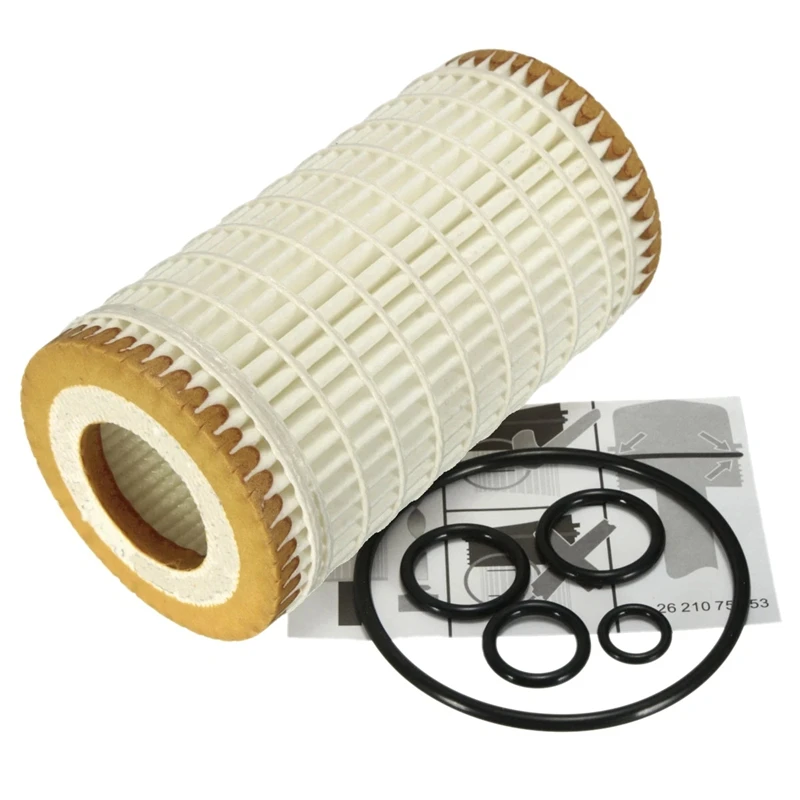 

0001802609 Car Engine Oil Filter Fleece Grid Replacement for Mercedes-Benz C CL CLK CLS E G GL GLK ML Class