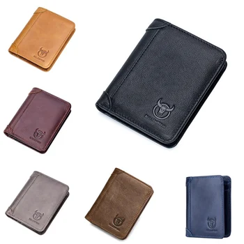 

Genuine Leather Men Short Wallet Business Casual Driver License Multi-card Credit Card Holder Zipper Wallet Coin Purse Dropship
