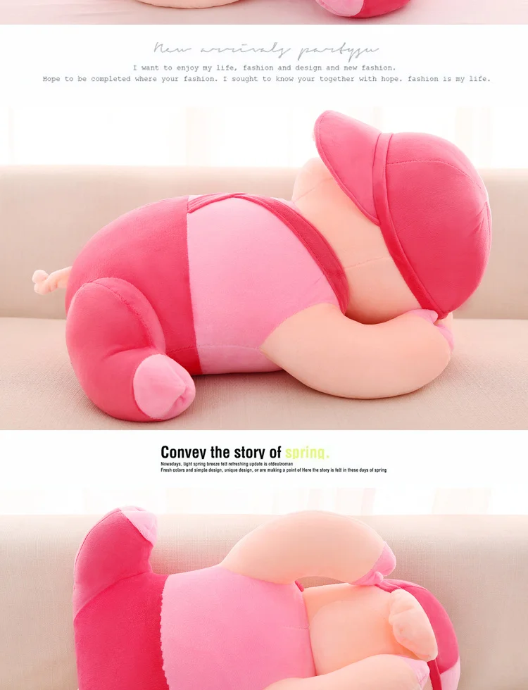 Плюшевые куклы свиньи McDull из кукла большой Размеры Сделано в Китае вечерние свиньи подушку свинья унисекс Для женщин подарок на день рождения