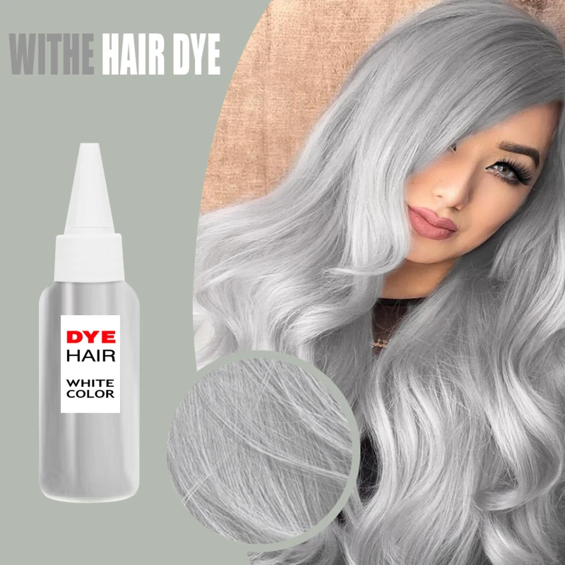 30ml One-time Hair Dye Instant Gray Root Coverage Hair Color Hair Cream  Temporary Cover Up White Hair Colour Dye Beauty Salons - Hair Color -  AliExpress