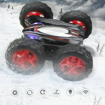 

CYSINCOS RC Car 2.4G 4CH Stunt Deformation Buggy Car Rock Crawler Roll Car 360 Degree Flip Kids Robot RC Cars Toys Gifts