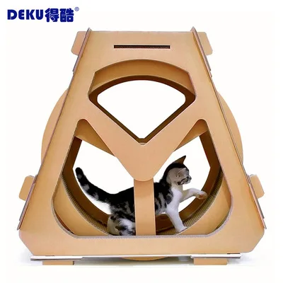Grande Roue A Gratter Pour Chat Original Tour A Gratter Creative En Carton Pour Chat Arbre D Escalade Jouet Pour Perte De Poids Aliexpress
