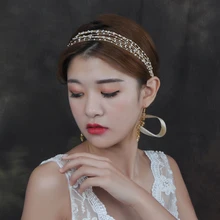 TRiXY H28-G, жемчуг, бисер, свадебные ободки, украшения для волос, жемчуг, бисер, невесты, диадемы, головной убор, свадебные аксессуары для волос