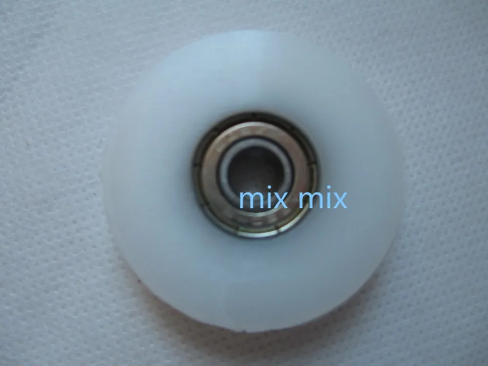 

Fixmee HU0846 2pcs Nylon Flexible 8*46.5*10mm U Groove Ball Bearings Wheels for Furniture