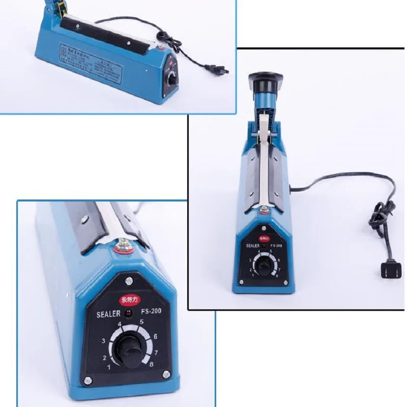 Plastic Sealing Machine Plastic Bags Sealer 20cm 30cm Width PE Bags Sealing Machine