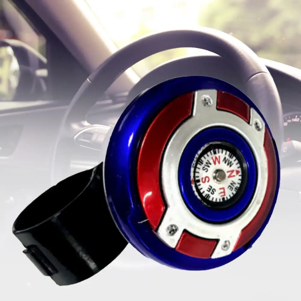Car Aid Knob Universal Metal Steering Wheel Spinner Booster Handle Clamp for Vehicle