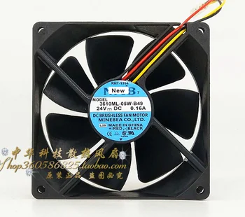 

for NMB-MAT 3610ML-05W-B49 L05 Server Cooling Fan DC 24V 0.16A 92x92x25mm 3-wire