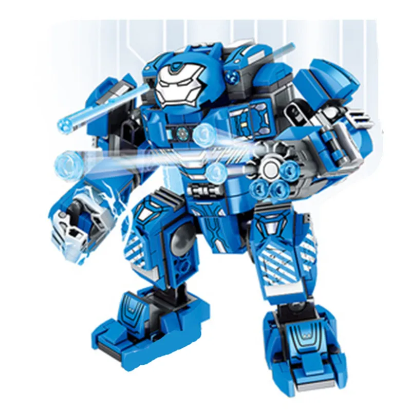 

2019 Marvel Avengers Endgame Super Heroes Thanos Iron Man Mech Armor Building Blocks Bricks Toys Juguetes Xmas Gift