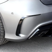 Разветвитель заднего бампера AU05 -1 пара, спойлеры из АБС-пластика для автомобилей Mercedes Benz W176, A200, A250, A45, Amg 2013-2016 Разветвитель заднего бампера AU05 -1 пара, спойлеры из АБС-пластика для автомобилей Mercedes Benz W176, A200, A250, A45, Amg 2013-2016