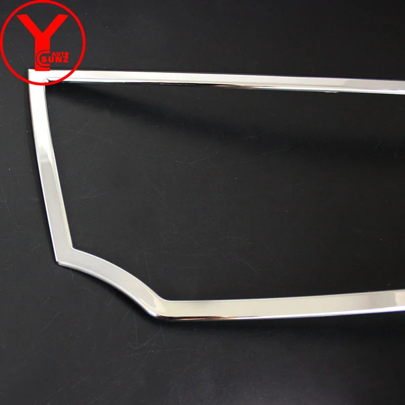 Головной светильник s крышка для mitsubishi montero sport pajero 2012 2013 2014 ABS хромированный