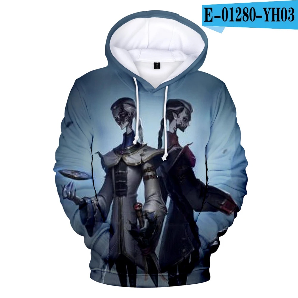 

Funny 3D Anime I- Dentity- Exertion Games Lab Hoodie Sweatshirts Long Sleeve Student Tops Novelty 3D Game I-dentity V Pullovers