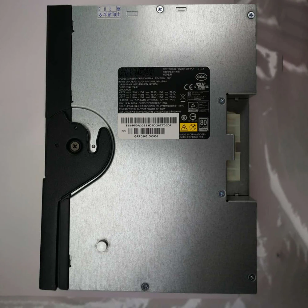 Per Lenovo P900 P910 Workstation 1300W Alimentatore Psu Dps-1300Fb Un 54Y8906 Psu