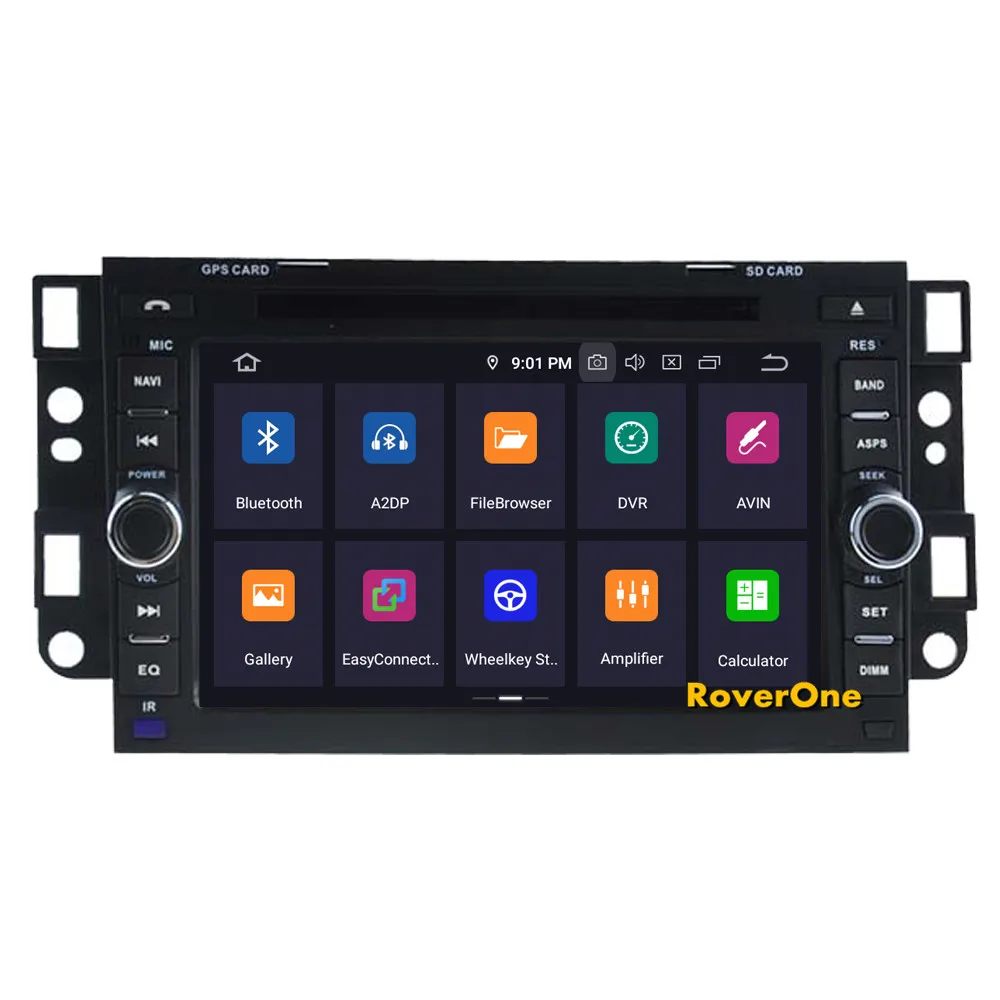 Cheap RoverOne Car Multimedia System For Chevrolet Epica Aveo Lova Captiva Spark Optra Tosca Kalos Matiz Spark Android 9.0 DVD Radio 7