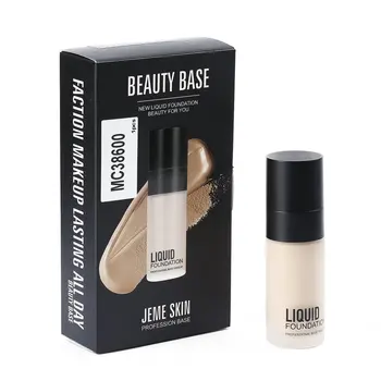 

40ML Women Facial Makeup Foundation Base Liquid Cream Long Lasting Waterproof Moisturizer Face Cosmetic Concealer
