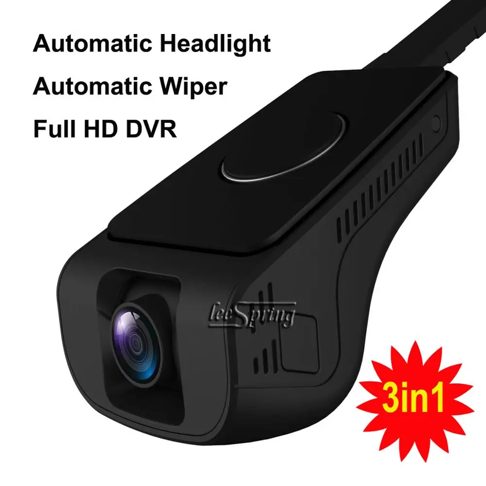FULL HD Car DVR smart wiper Auto headlight sensor for NISSAN X-Trail Kicks Qashqai