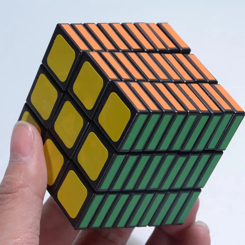 Универсальный супер волшебный куб 3X3X9 черный