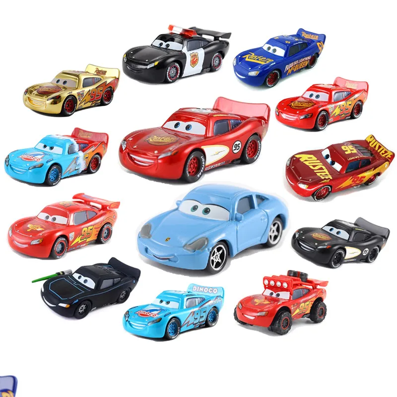 Disney Pixar Racing 2 3 с черным покрытием McQueen 1:55| |