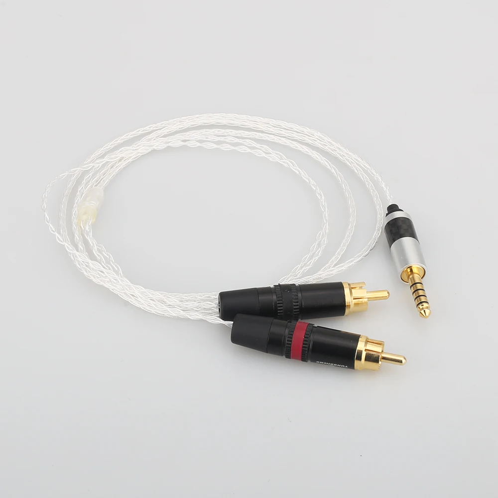 HIFI 4 4mm to 2 RCA Audio Cable WM1A 1Z PHA 1A 2A Z1R 4 4mm Upgrade Cable