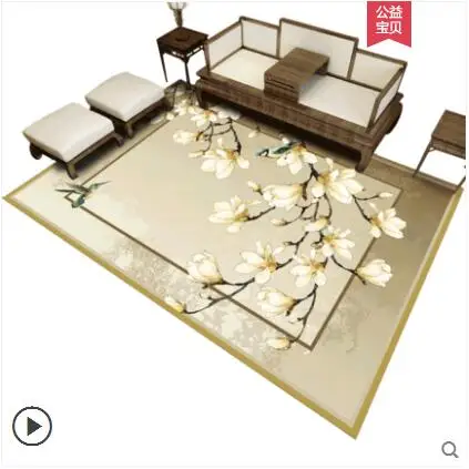 Подкладка для кофейного столика для гостиной/плюшевое одеяло для спальни/прямоугольный простой современный ковер высококачественный толстый коралловый флис ковер