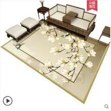 Подкладка для кофейного столика для гостиной/плюшевое одеяло для спальни/прямоугольный простой современный ковер высококачественный толстый коралловый флис ковер