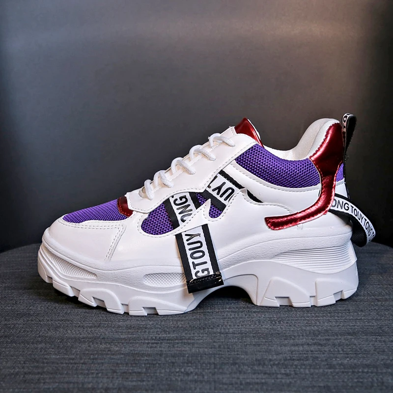 Bomlight/Новинка; дизайнерские разноцветные кроссовки на платформе; Мужская Вулканизированная обувь; мужская обувь на толстой подошве; обувь для папы; унисекс; Tenis Masculino