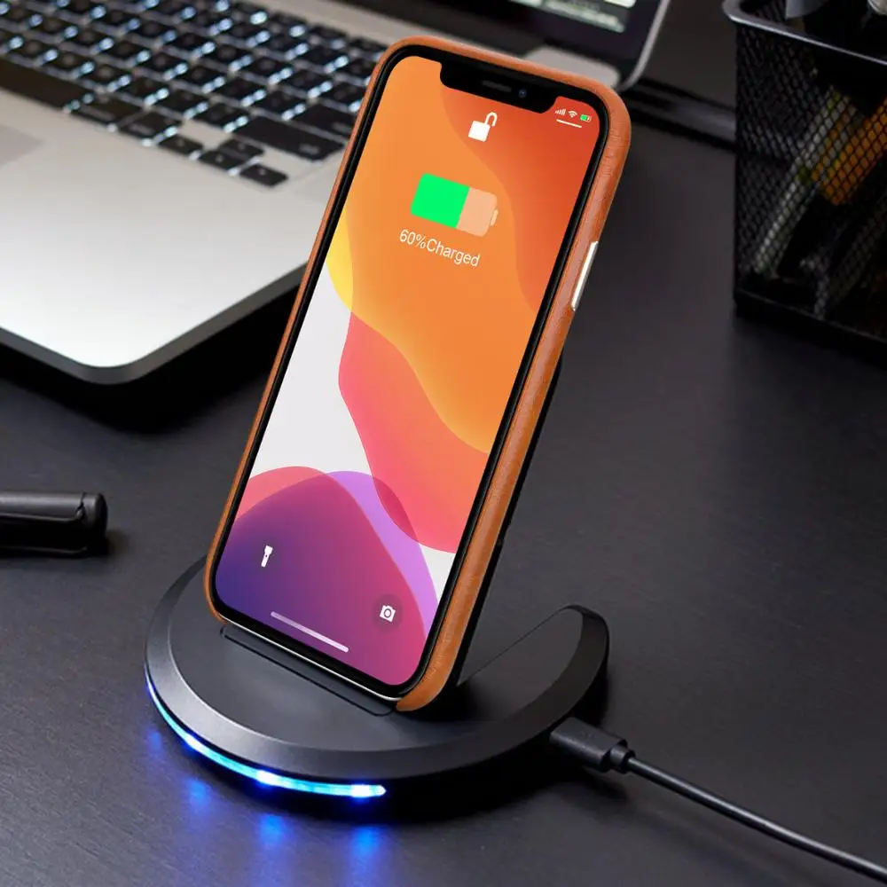 Jisoncase кожаный чехол для iPhone 11 Ультратонкий из натуральной кожи противоскользящий