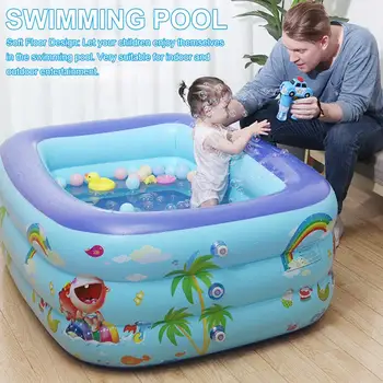 

Baby Piscina Inflable Swimming Pool Kids Swiming Pool Thick Children's Home Use Paddling Pool For Kids Adults Family Piscine