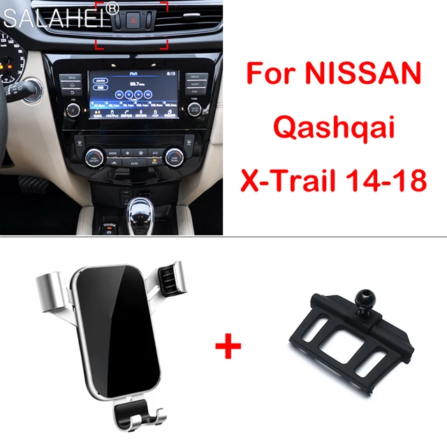 Portable Car Phone Holder Nissan Qashqai J11 2016 2017 Dashboard Air Vent Gps Mount Holder Stand For Qashqai 2018 2019 - Gps Stand - AliExpress