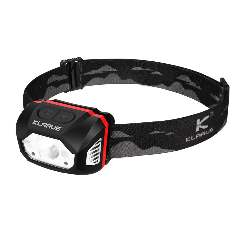 KLARUS HM1 LED Headlamp CREE XPG-3 440LM 60 Degrees Angle Adjustment Reachargeable Headlight for Climbing Cycling