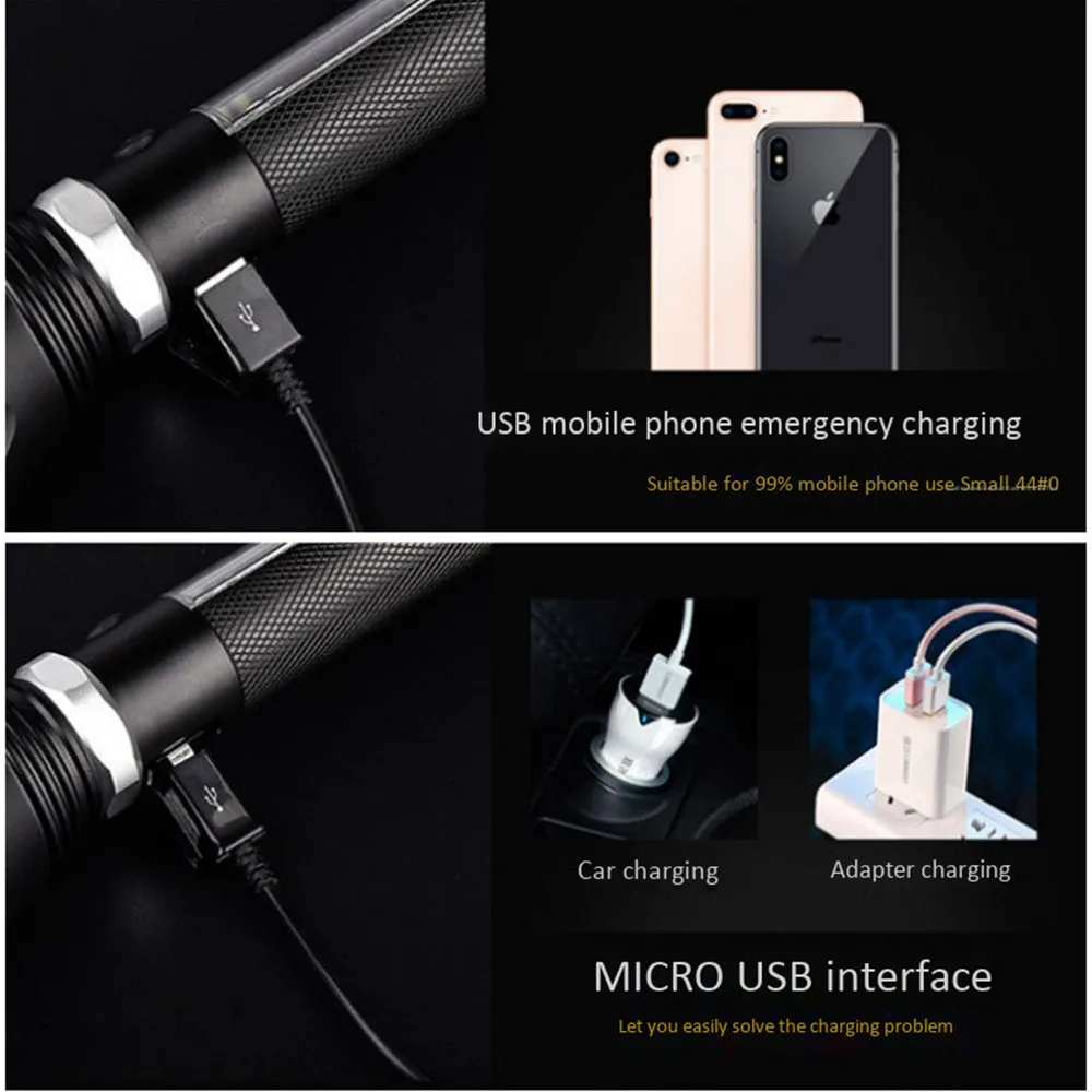 Car fire safety hammer magnet adsorption alarm glare flashlight solar energy LED lighting seat belt cutter mobile phone charging