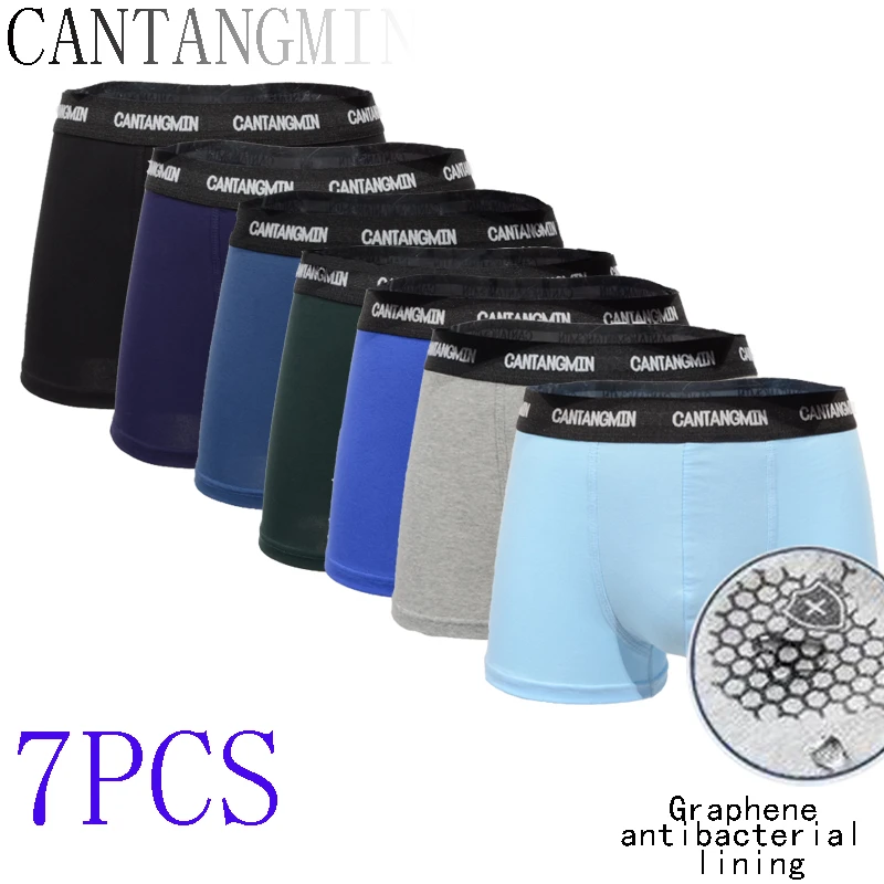 CANTANGMIN man panties cotton graphene antimicrobial underpants breathable moisture absorption boxers comfortable underwear men underwear types