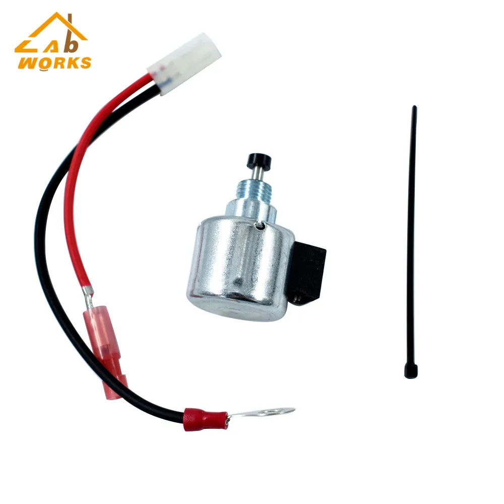 Carburetor Fuel Shut off on Solenoid for John Deere AM128242 Carbfuel