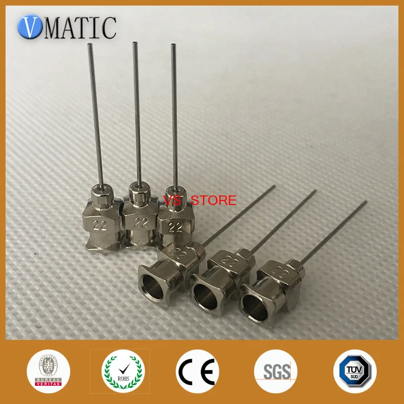 

Free Shipping 12Pcs 1 Inch Tip Length 22G Stainless Steel Glue Dispensing Needle