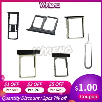 

Wyieno SIM Tray For LG X Power 2 II LV7 L63BL K10 Power M320 Screen Cam Nexus 4 5 5X V30 Q710 Sim Card Holder Slot Adapter Slot