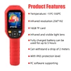 A-BF UNI-T UTi260B RX-600 Infrared Thermal Imager Digital Thermal Imaging Camera Real Time Live Infrared Thermometer -15~550°C ► Photo 3/6
