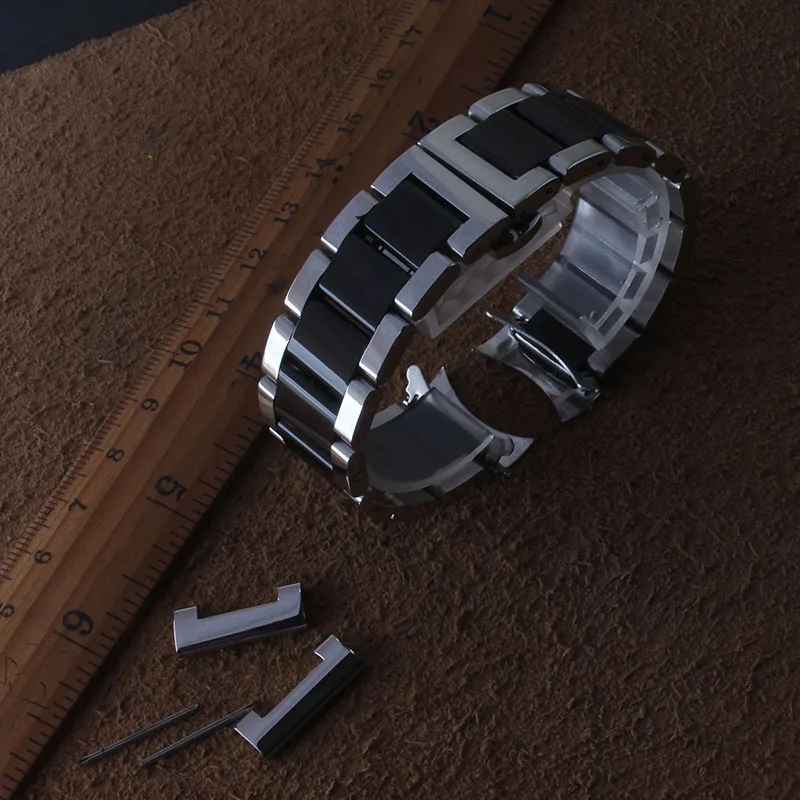 20 мм 22 мм спортивные нержавеющая сталь для samsung gear Galaxy S3 Frontier классические водонепроницаемые часы ремешок изогнутый конец браслет человек