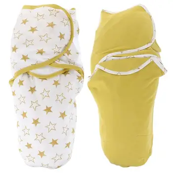 

2pcs Baby Swaddle Blanket Newborn Swaddle Cloth Infant Swaddle Wrap Sack