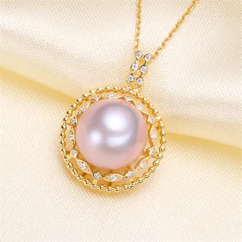 

Retro Style Metal 925 Sterling Silver Plating Karat Gold Tone Bail Connector Pearl Bead Caps Diy Pearl Jewelry Accessories