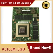 Фирменная Новинка K5100M K5100 8 ГБ для DELL M6700 M6800 hp 8770W ZBOOK15 G1 G2 N15E-Q5-A2 CN-034P9D 034P9D графическая видеокарта Тесты