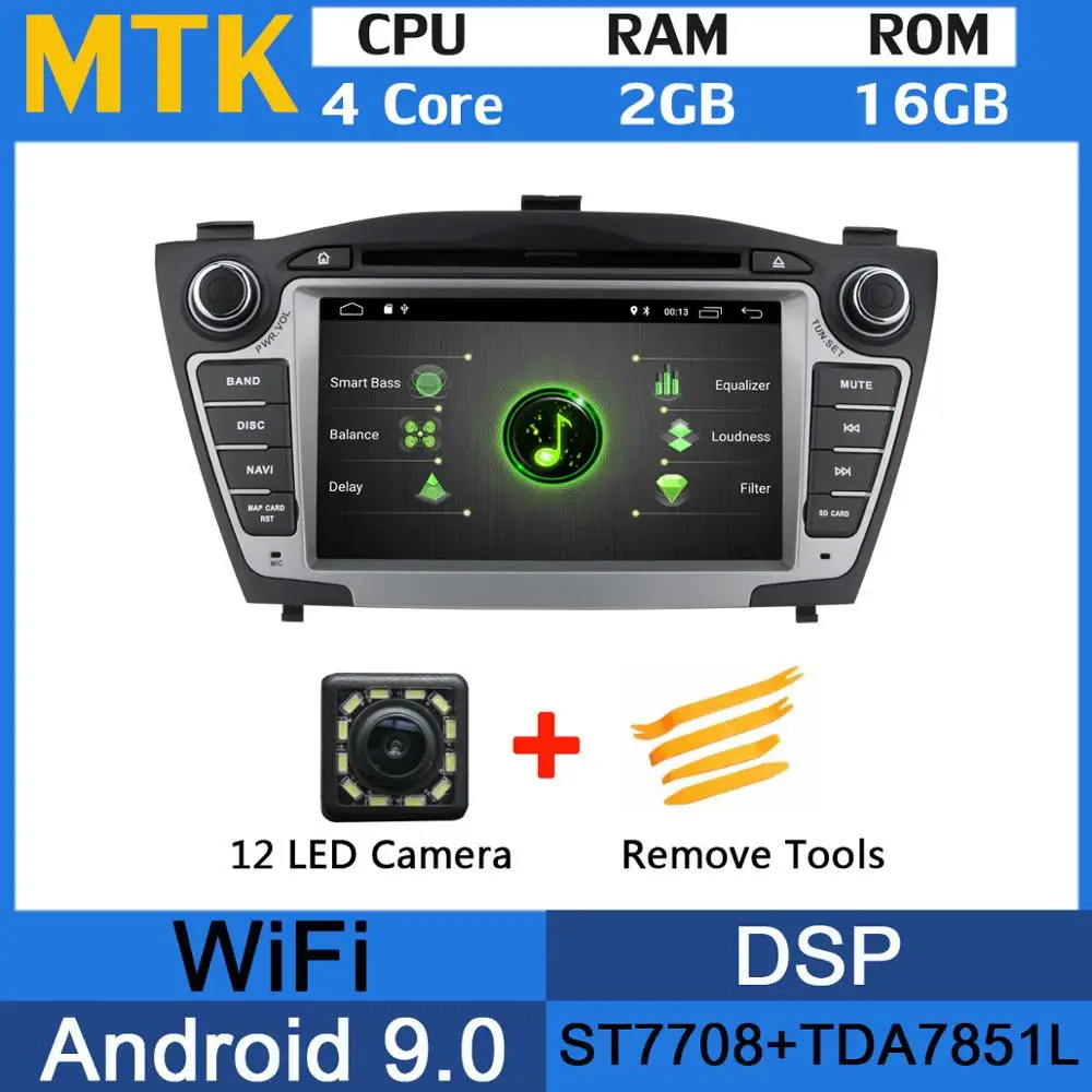 5 USB порт PX6/Восьмиядерный Android 9,0 автомобильный dvd-плеер для hyundai IX35 2010 2011 2012 2013 автомобильный Радио gps DSP Android авто - Цвет: MTK