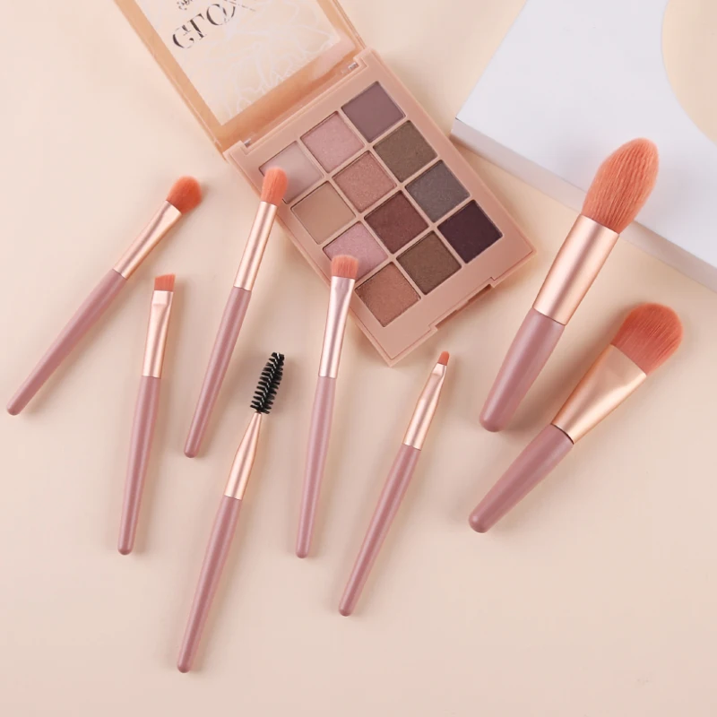 ZOREYA Portable Makeup Brushes Pro Set Cosmetic Tools Eye Shadow Foundation Powder Eyelash Lip Biush Make Up Brush Set Beauty