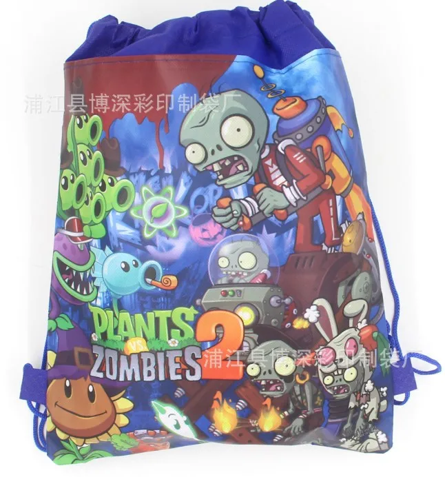 

1pcs for plants fight with zombies style a interesting and exicting game theme school bags and backpack that use as a small gift