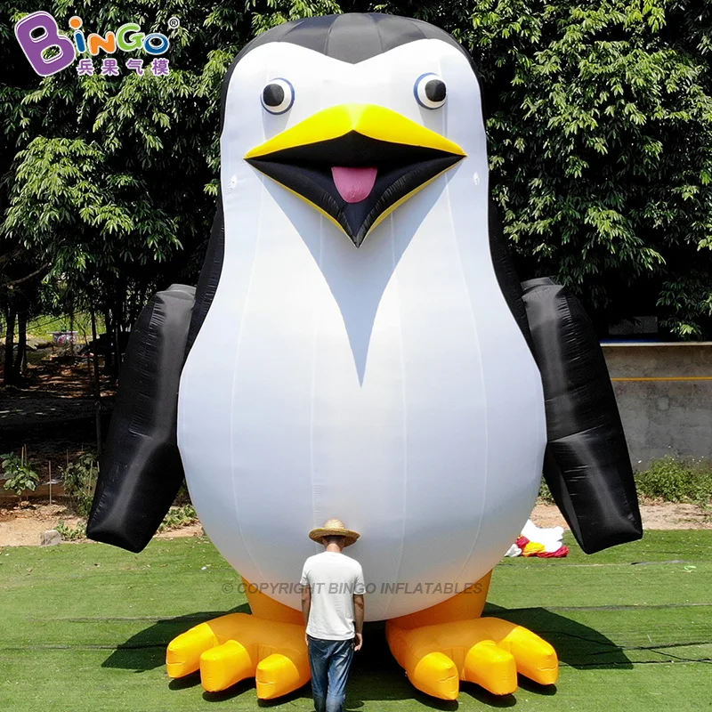 

Giant 3-6 Meters High Inflatable Penguin for Marine Theme Park Decoration Christmas Cartoon Animal Mascot